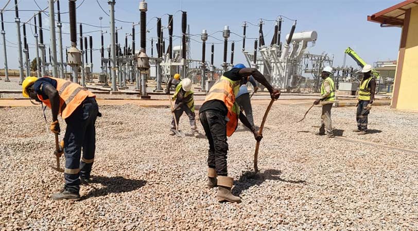 Aménagement de sous-station 33 kV